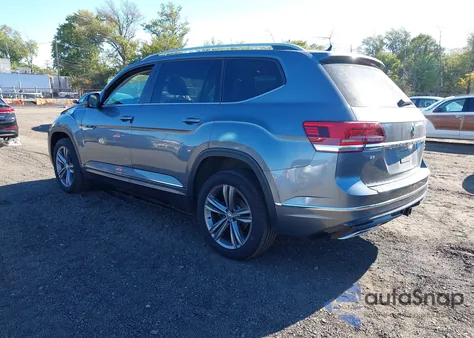 2019 Volkswagen Atlas 3.6L V6 Se W/Technology R-Line из США, поврежденный, VIN 1V2XR2CA2KC581697